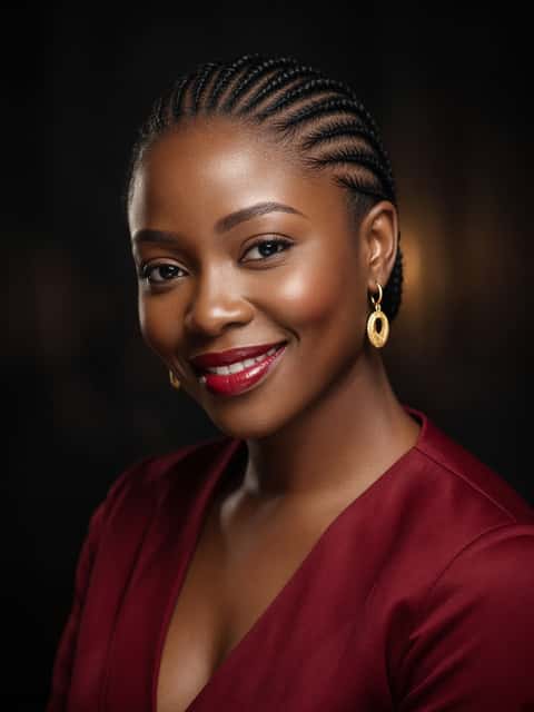 Fictional portrait of Aisha Bello