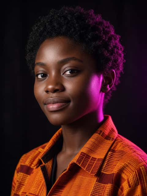 Fictional portrait of Efua Mensima