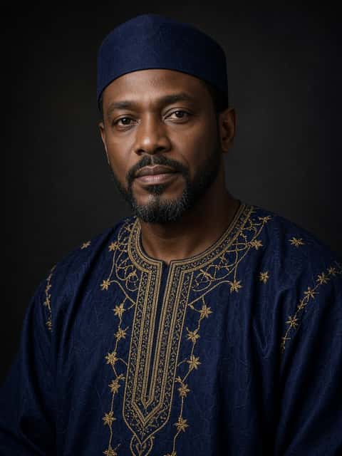 Fictional portrait of Ibrahim Musa
