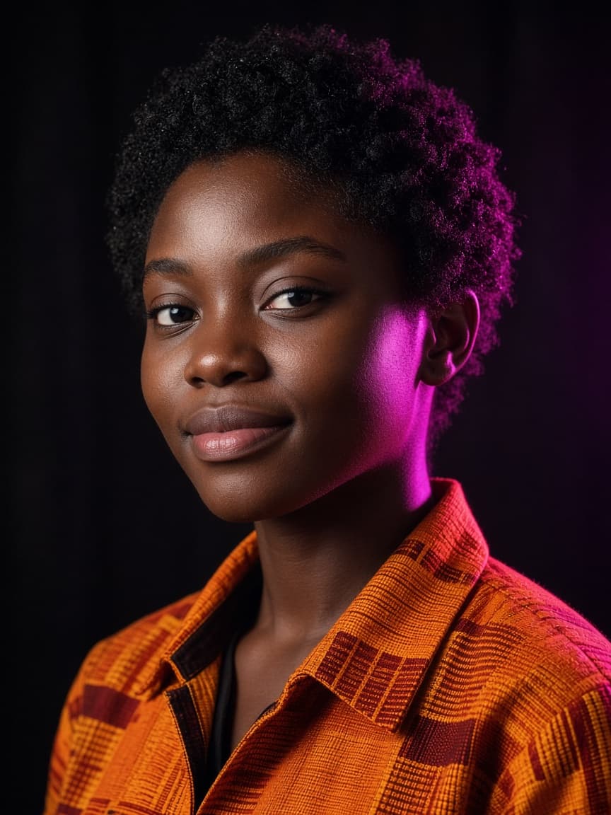 Fictional portrait of Efua Mensima