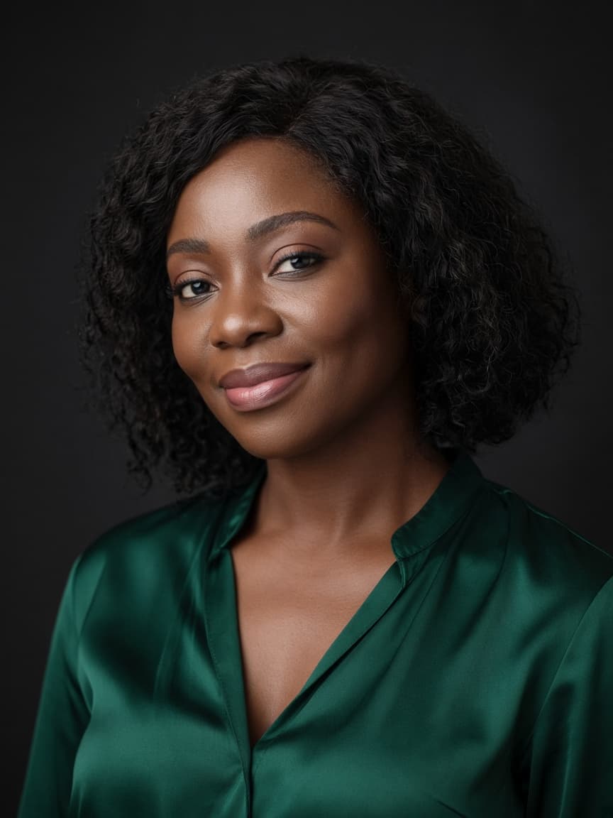 Fictional portrait of Blessing Eze