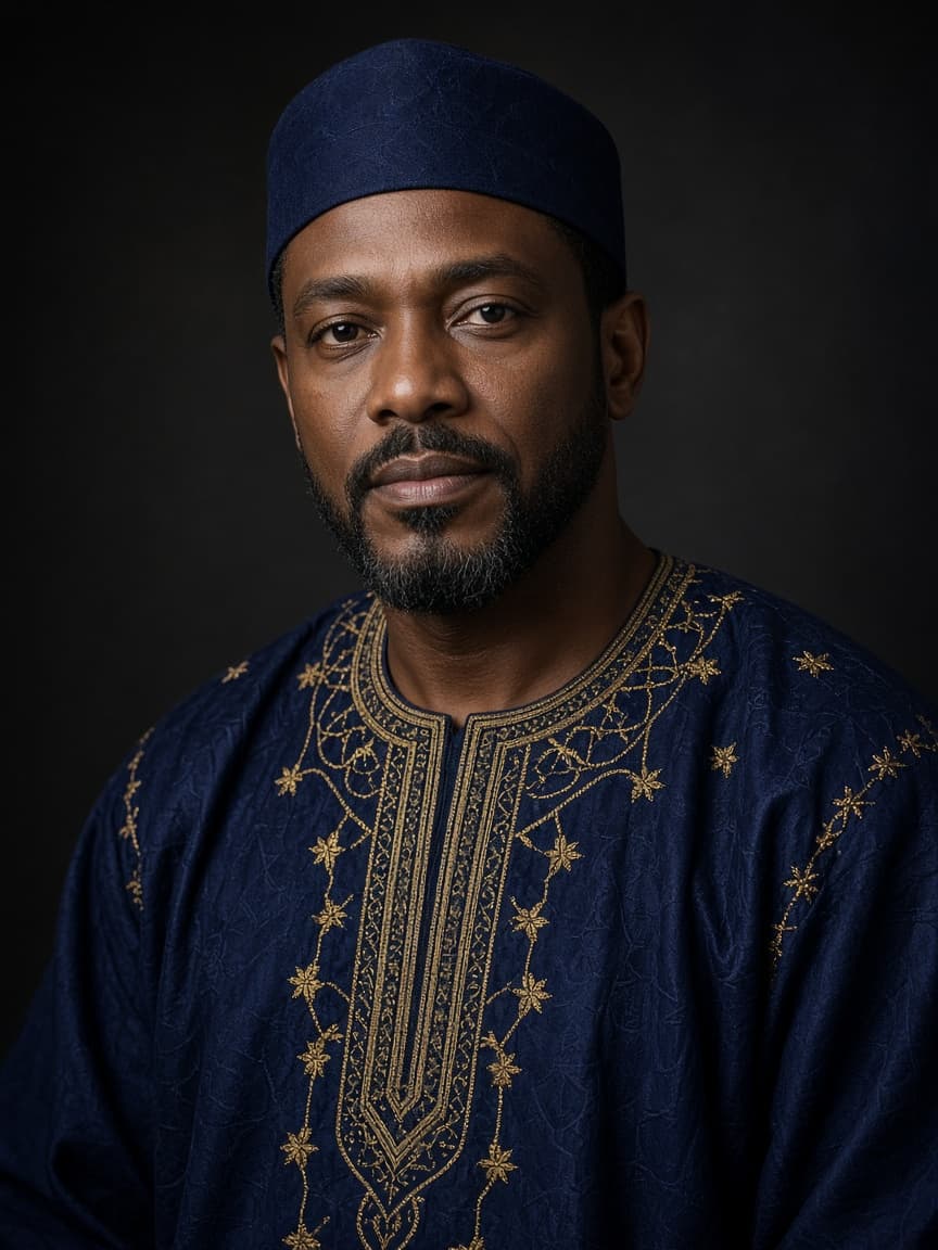 Fictional portrait of Ibrahim Musa