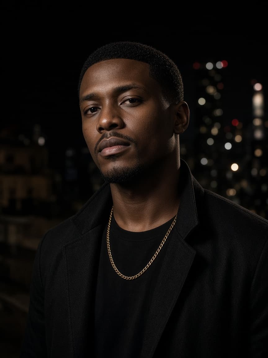 Fictional portrait of Thabo Dlamini